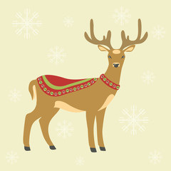 Cute Christmas Deer.