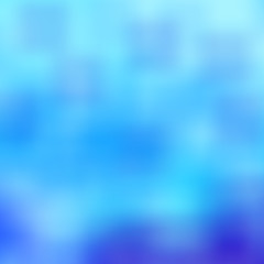 Abstract blue bokeh background