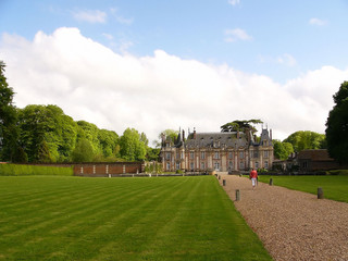 Obraz premium Normandie, entrée du château de miromesnil