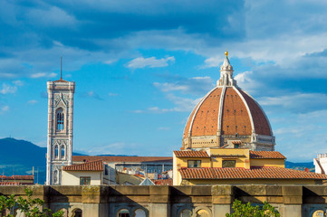 Fototapeta na wymiar Italy, Florence, Duomo and tower