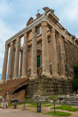 Fototapeta na wymiar Italy, Rome, Roman forum