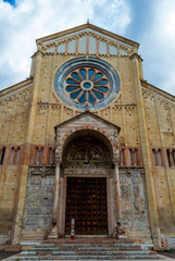 Obraz premium Italy, Verona, Basilica di San Zeno