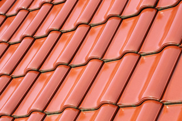 rote Dachdeckung