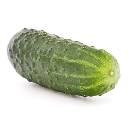 Cucumber vegetable  isolated on white background cutout