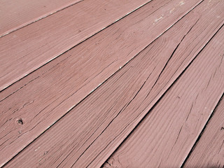 wood deck beams - damaged