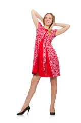 Woman in fashion clothing concept