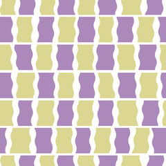 Seamless pattern wavy shapes. なみなみの形のパターン