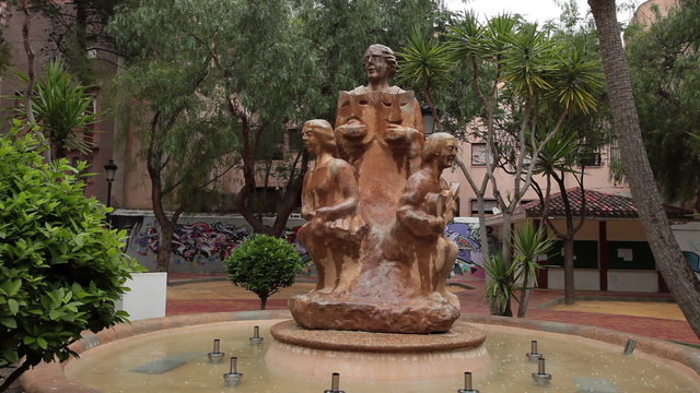 Lorca Spain park fountain P HD 024