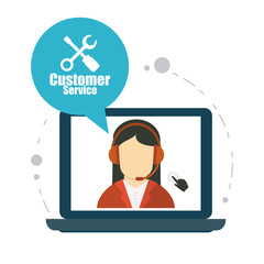 Customer service  illustration