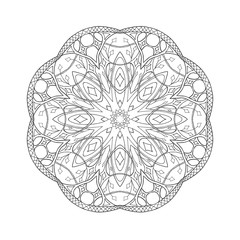 Mandala. Floral ethnic abstract decorative elements