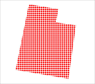 recommend clip art: Red Dot Map of Utah