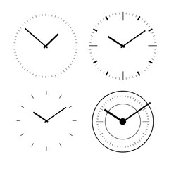 Fototapeta premium Set of clocks 