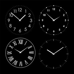 Set of clocks
