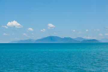 Mountains, sea and sky