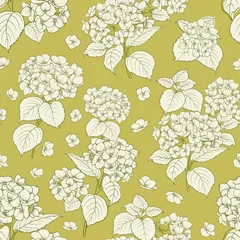 Behang Flower pattern. © Kotkoa