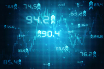 business graph background