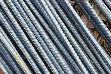 Steel rods for construction