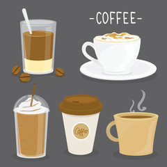 Coffee Cup Cartoon Vector