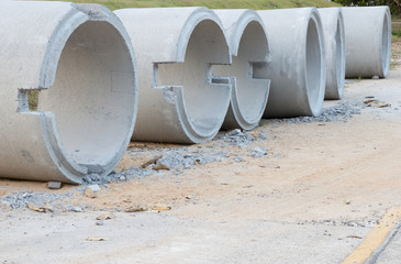 Concrete pipe for building construction