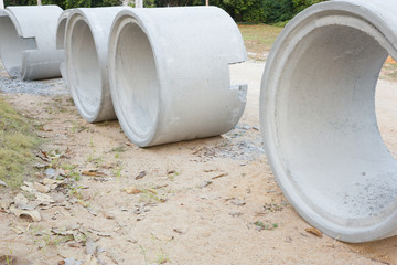 Concrete pipe for building construction