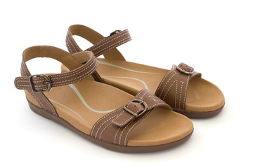 Woman shoes isolated on white background