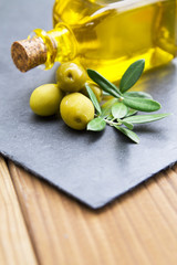 olives and oil