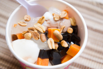 Coconut ice cream