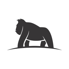 Logo Gorilla, Big Monkey, Monkey Vector