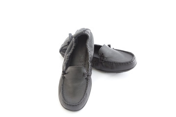 Flat black shoes