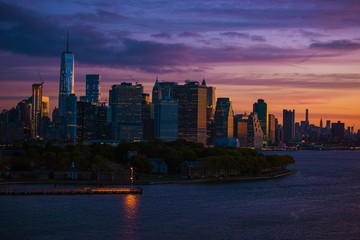 Obraz premium New York Skyline Sunrise