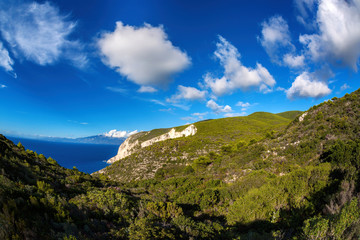 Coast of Zakynthos island in Greece