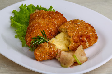 Fried cheese