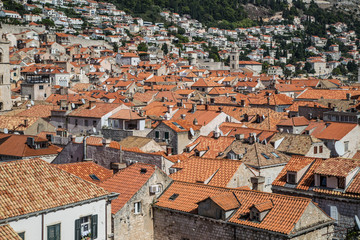 Fototapeta na wymiar Dubrovnik Dächerlandschaft