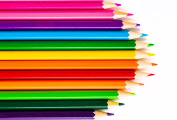 Abstract background from color pencils