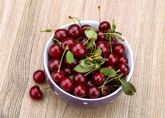 Cherry in the bowl