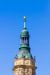 Fototapeta na wymiar Tower from Virgen del Pilar, Zaragoza, Aragon, Spain