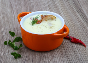Cheese soup