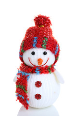 snowman isolated on white background