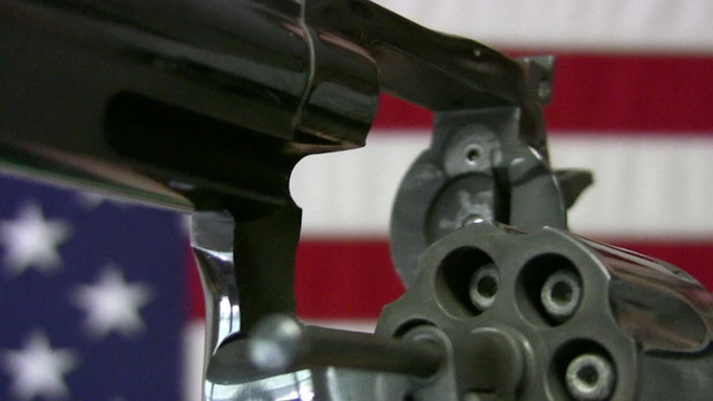 Revolver spin cylinder front 357 Magnum HD