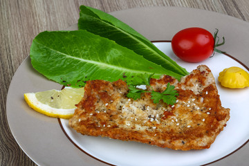 Pork schnitzel