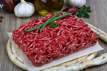 Minced beef meat