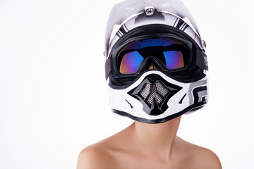 The girl in the helmet. © sergeytay