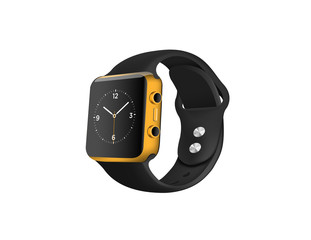 Business smart watch on the white background