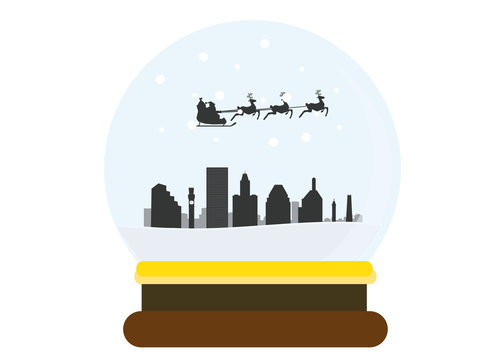 Baltimore City At Christmas Snowball