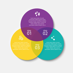 Vector colorful info graphics for your business presentations.