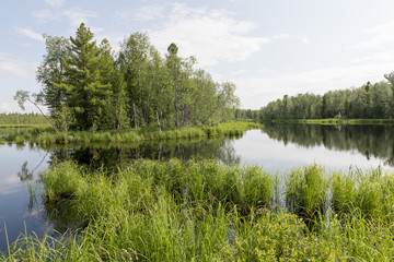Obraz premium Scenic landscape of nature in Siberia