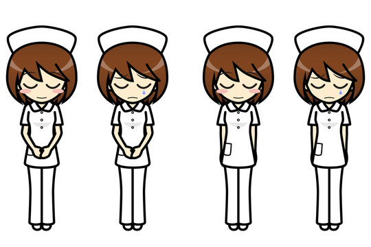 シンプルキャラクター 会話 表情イラスト集 看護師 パンツスタイル ナースキャップ 女性 謝罪 Stock イラスト Adobe Stock シンプルキャラクター 会話 表情イラスト集 看護師 パンツスタイル ナースキャップ 女性 謝罪 Stock イラスト Adobe Stock