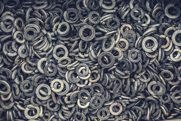 Metal screw plain washers