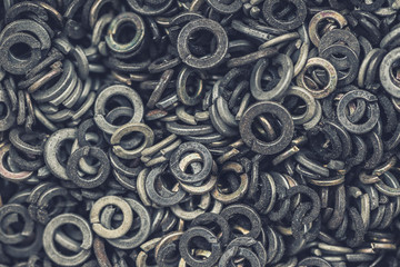 Metal screw plain washers