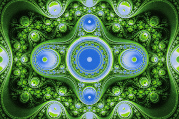 Fractal art background for creative design. Decoration for wallpaper desktop, poster, cover booklet. Abstract texture. Psychedelic. Print for clothes, t-shirt.